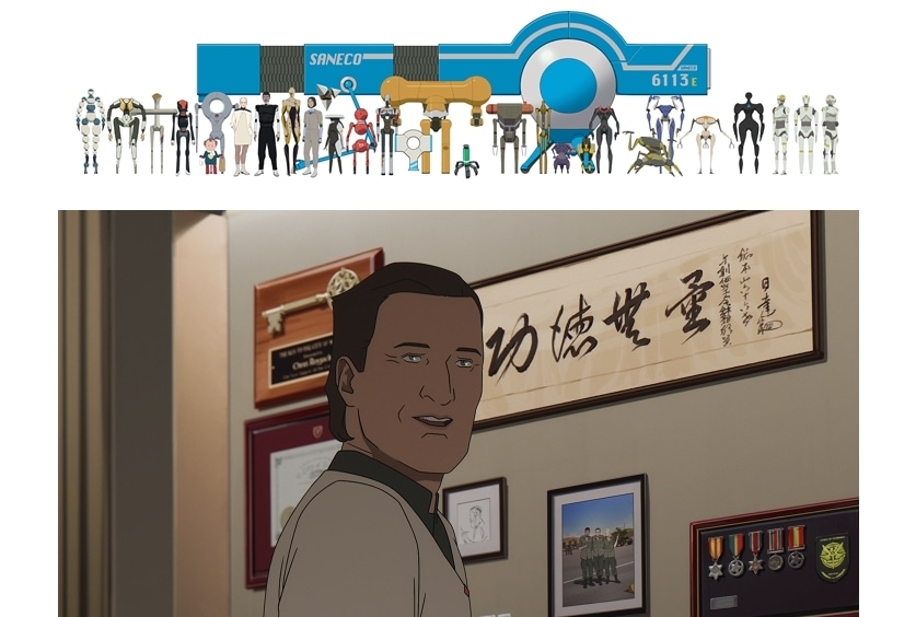 『マーズ・エクスプレス』クリスの初登場シーン解禁、ロボット大集合写真公開