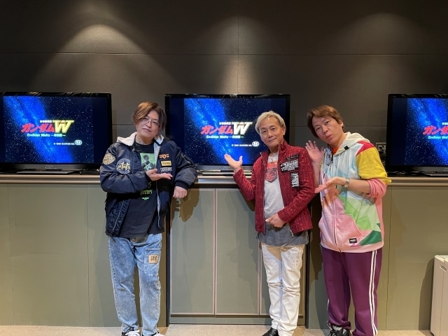 Part2:緑川光(ヒイロ・ユイ役)、石野竜三(張 五飛役)、置鮎龍太郎(トレーズ・クシュリナーダ役)