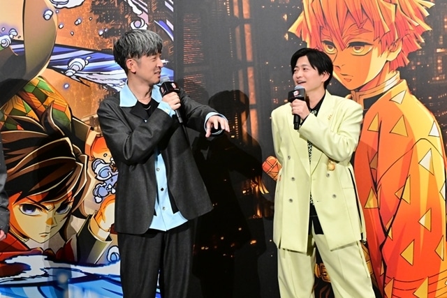 『劇場版「鬼滅の刃」無限城編 第一章 猗窩座再来』ロングラン御礼舞台挨拶を実施！　花江夏樹さん・下野紘さん・上田麗奈さん・櫻井孝宏さん・早見沙織さん登壇、ファンからの質問に生回答-9