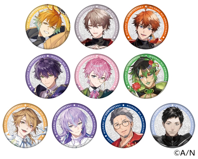 △【にじさんじ 8th Anniversary】ランダムグリッター缶バッジ Bグループ