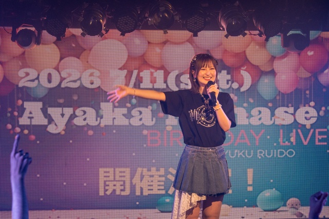 「これから先も、彼方までついてきてください！」  七瀬彩夏さん初の単独ライブ【七瀬彩夏 1st LIVE 「軌道 – In My Orbit -」】開催　アーティスト曲とキャラクターソング、ゆかりのある楽曲など全11曲を披露した夜公演をレポート-11