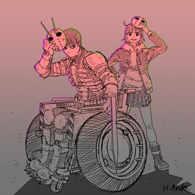 月刊少年シリウス連載『TANK CHAIR-戦車椅子-』2026年秋 TVアニメ化決定！　原作者・やしろ学先生描き下ろしティザービジュアル、ティザーPV、場面カットなど解禁-9