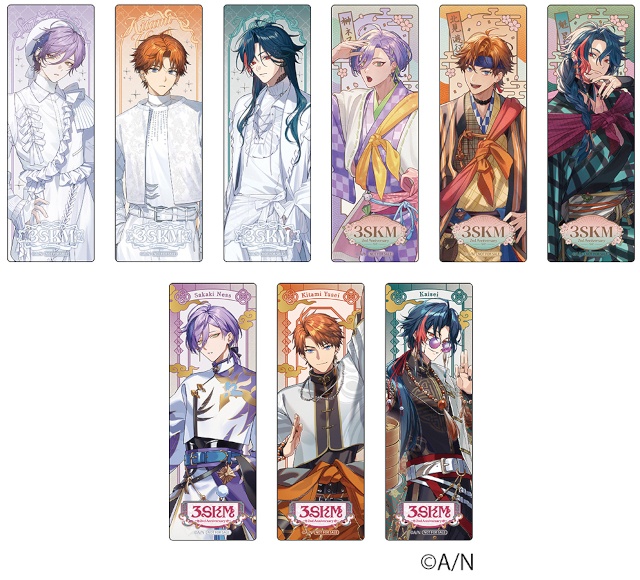 「にじさんじ」所属VTuberユニット・3SKMの2周年記念フェアがアニメイトで開催！　撮りおろしグッズ販売や、オンリーショップ、グラッテコラボも!!-1