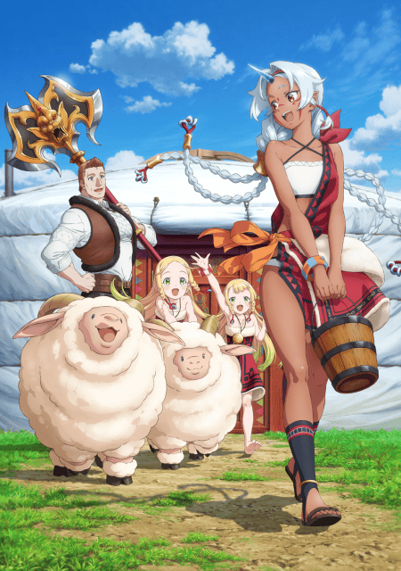 『領⺠0⼈スタートの辺境領主様』7月より放送！　坂泰⽃さん、伊藤美来さん、⽩⽯晴⾹さん、福⼭潤さんらが出演決定！-1