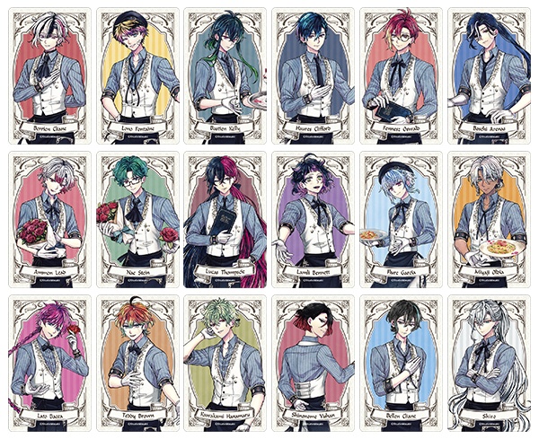 執事たちがカフェ店員に！　『悪魔執事と黒い猫』の新規撮り下ろしビジュアルを使用した新商品が発売!!　アニメイトでは特典がもらえるフェアの実施も♪-1