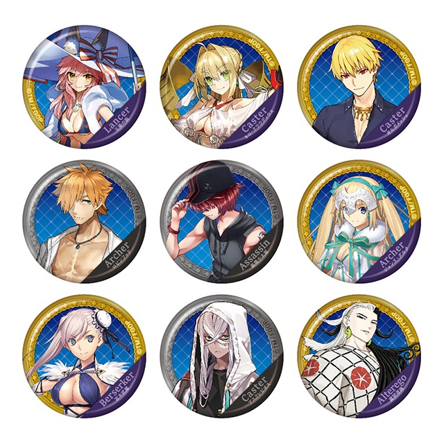 『Fate/Grand Order』サーヴァントホログラム缶バッジ第2弾のガチャメイトが再販！　全18種の中からハズレなしで必ずいずれかが当たる!!-2