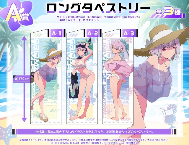 「『グリッドマン ユニバース』オンラインくじ 2026 feat.アカネ」がアニメイト通販にて販売スタート！　描き下ろしイラスト使用の景品も当たる!!-1