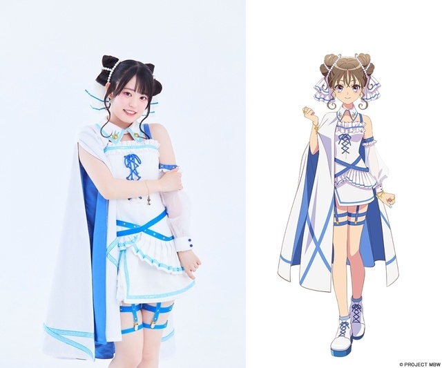 ▲百瀬帆南（上泉マイ役）