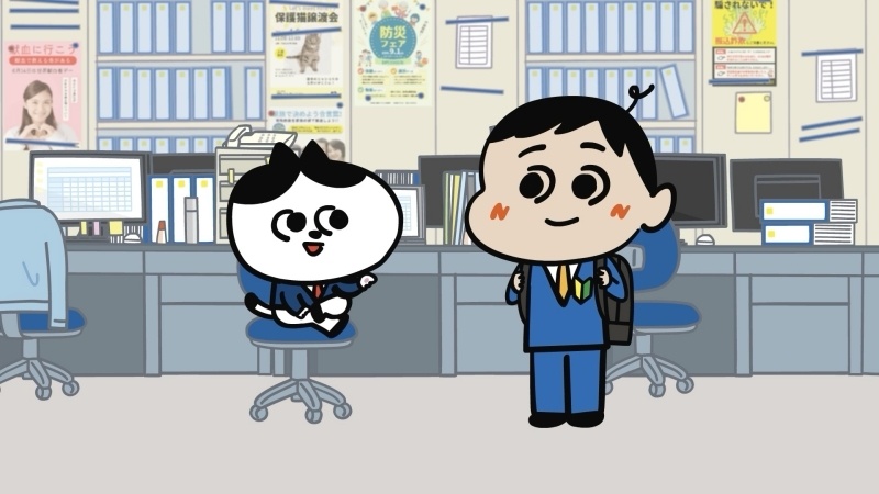 尾中たけし監督×畠中祐さん×永塚拓馬さんが『ね子とま太』以来、約10年ぶりに再集結！　元公務員の永塚さんも唸る“公務員あるある”満載のショートアニメ『ほどよく！わ〜どおふぃす』インタビュー-1