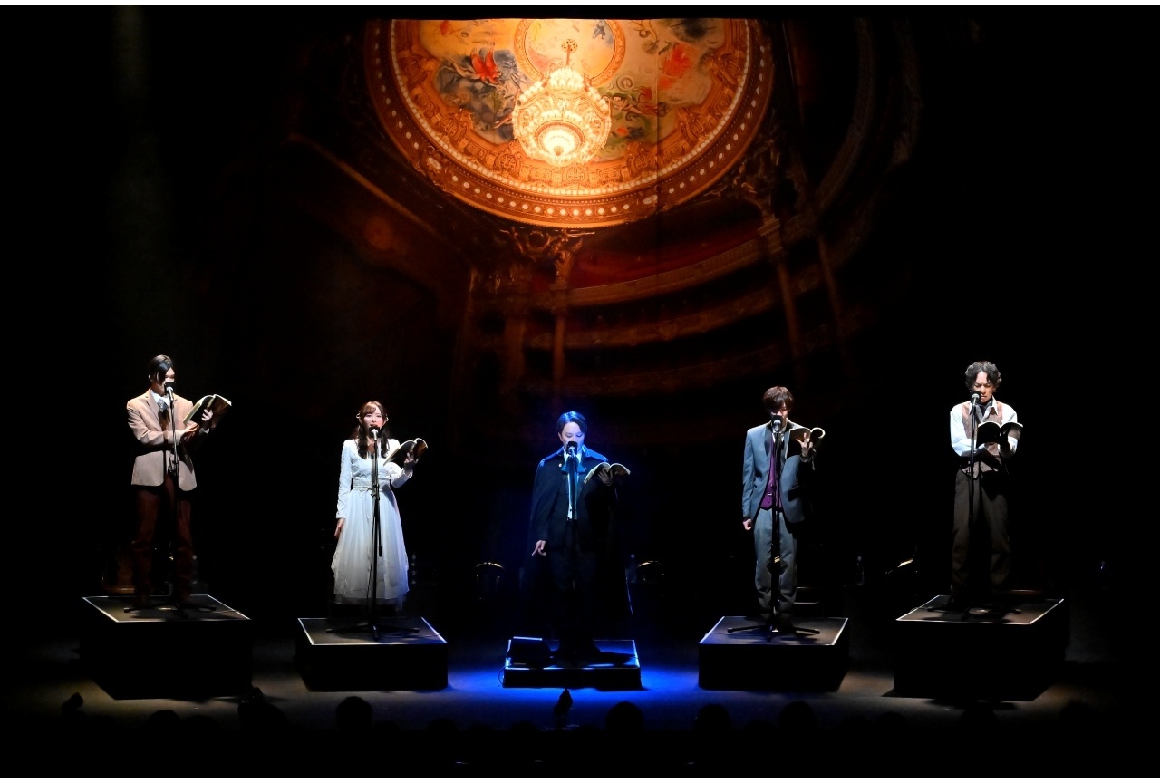 音楽朗読劇「オペラ座の怪人」初日公演の舞台写真が到着