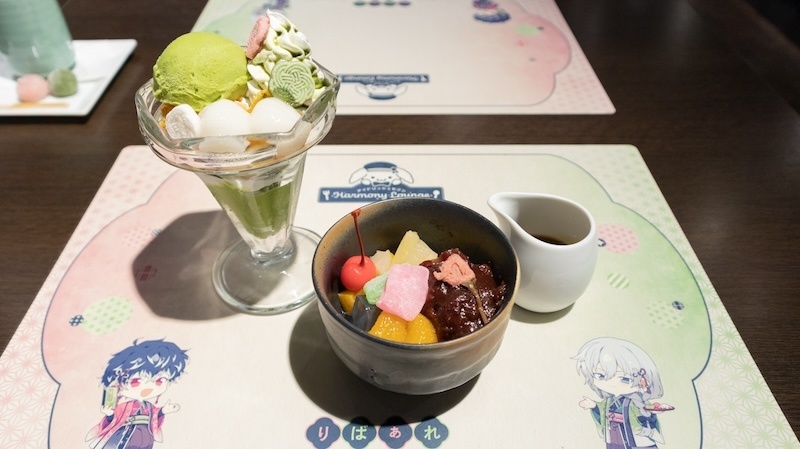 『アイドリッシュセブン』×アニメイトカフェ池袋2号店フォトレポート｜第3弾のテーマは「りばぁれ茶屋」！　和装の百と千が春らしさ満点のメニューをプロデュース-5