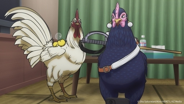 春アニメ『ニワトリ・ファイター』第4話「禽息鳥視（きんそくちょうし）」先行場面カット＆あらすじ到着！　OPテーマを歌う「DARUMA Rollin’」とのスペシャルコラボイラストも公開-1
