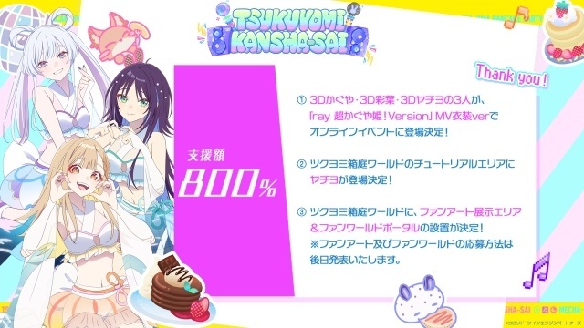 『超かぐや姫！』オンラインイベント「ツクヨミ感謝祭」クラウドファンディング終了！　追加情報まとめ公開＆イベント内でライブパフォーマンス決定-3