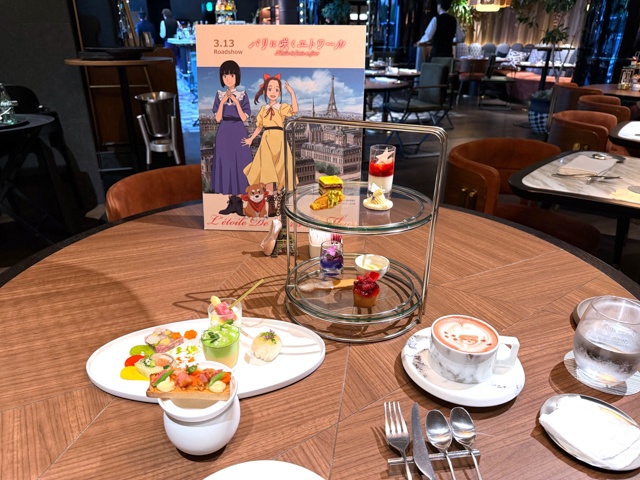 気分はバロン若林!? 男性1人で行く初めてのアフタヌーンティー | 劇場アニメ『パリに咲くエトワール』コラボレーション・アフタヌーンティー体験レポート-5