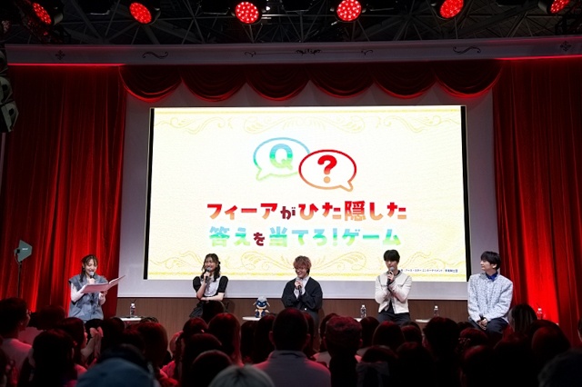 フィーアのように若山詩音さんも“隠す”のは不得意!?　盛り上がったゲームコーナー＆“ひた隠し”にしていた新情報解禁！『転生した大聖女は、聖女であることをひた隠す』ステージレポート【AJ2026】-7