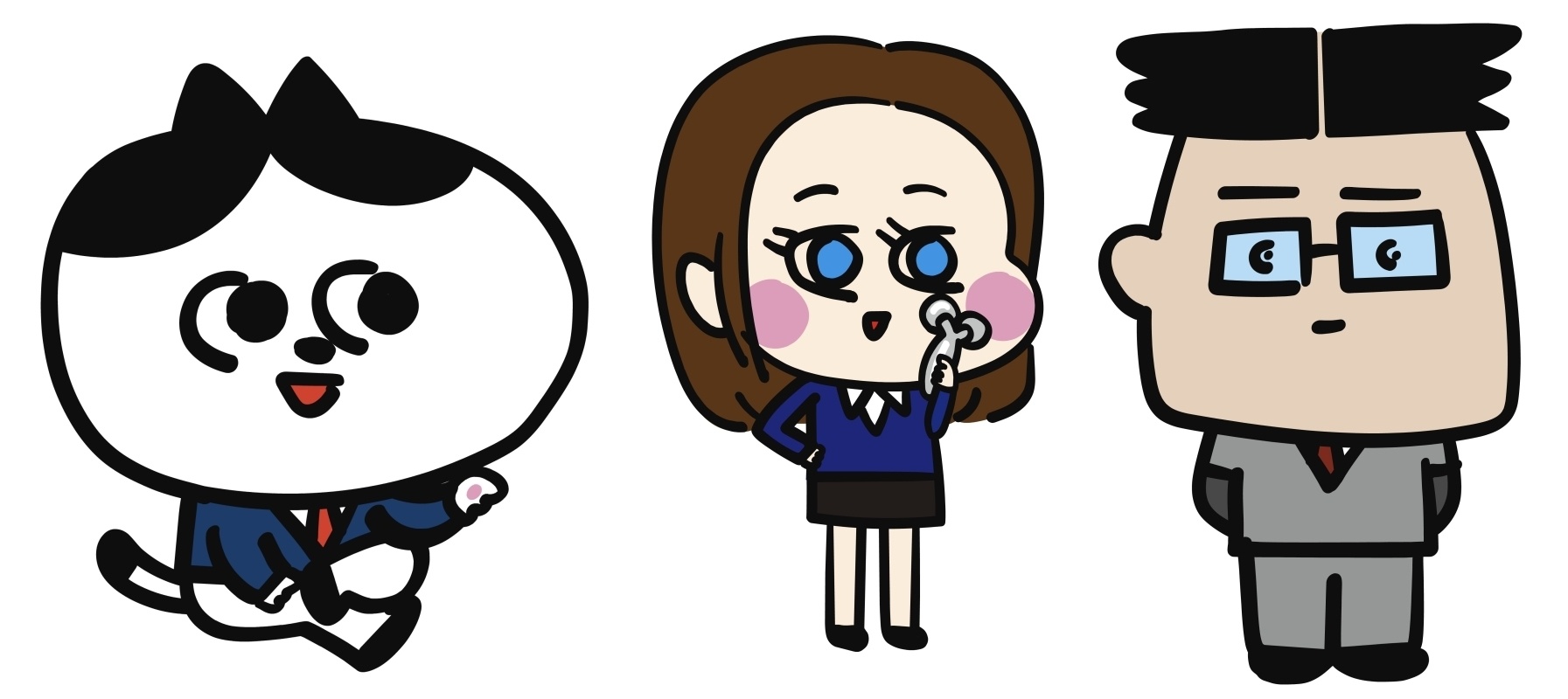 尾中たけし監督×畠中祐さん×永塚拓馬さんが『ね子とま太』以来、約10年ぶりに再集結！　元公務員の永塚さんも唸る“公務員あるある”満載のショートアニメ『ほどよく！わ〜どおふぃす』インタビュー-2