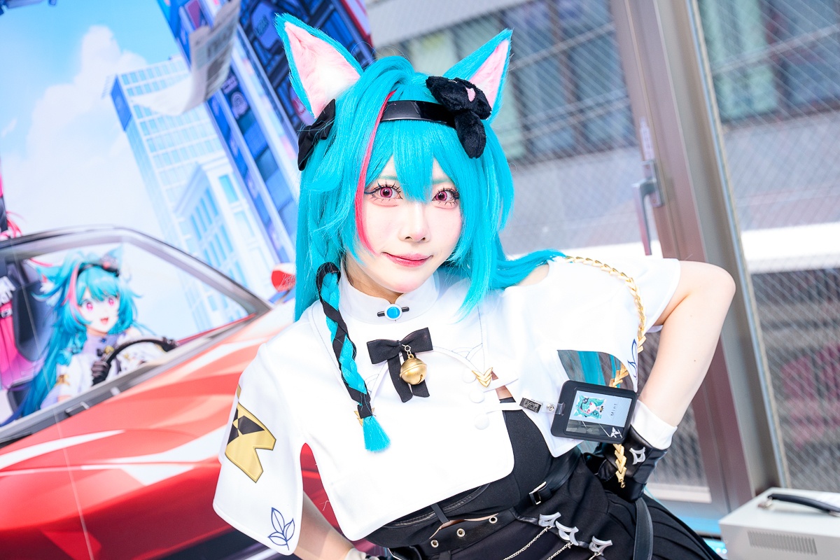 秋葉原が熱狂！ 美人コスプレイヤー・たっぷりめろこの“可愛すぎる猫耳”姿に視線釘付け！　ゲーム『NTE』1日店長イベントをレポート-6