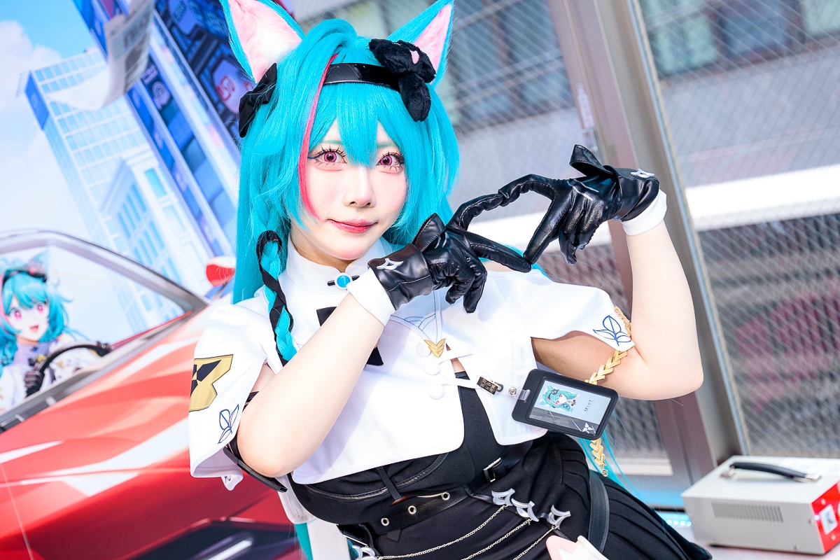 秋葉原が熱狂！ 美人コスプレイヤー・たっぷりめろこの“可愛すぎる猫耳”姿に視線釘付け！　ゲーム『NTE』1日店長イベントをレポート-5