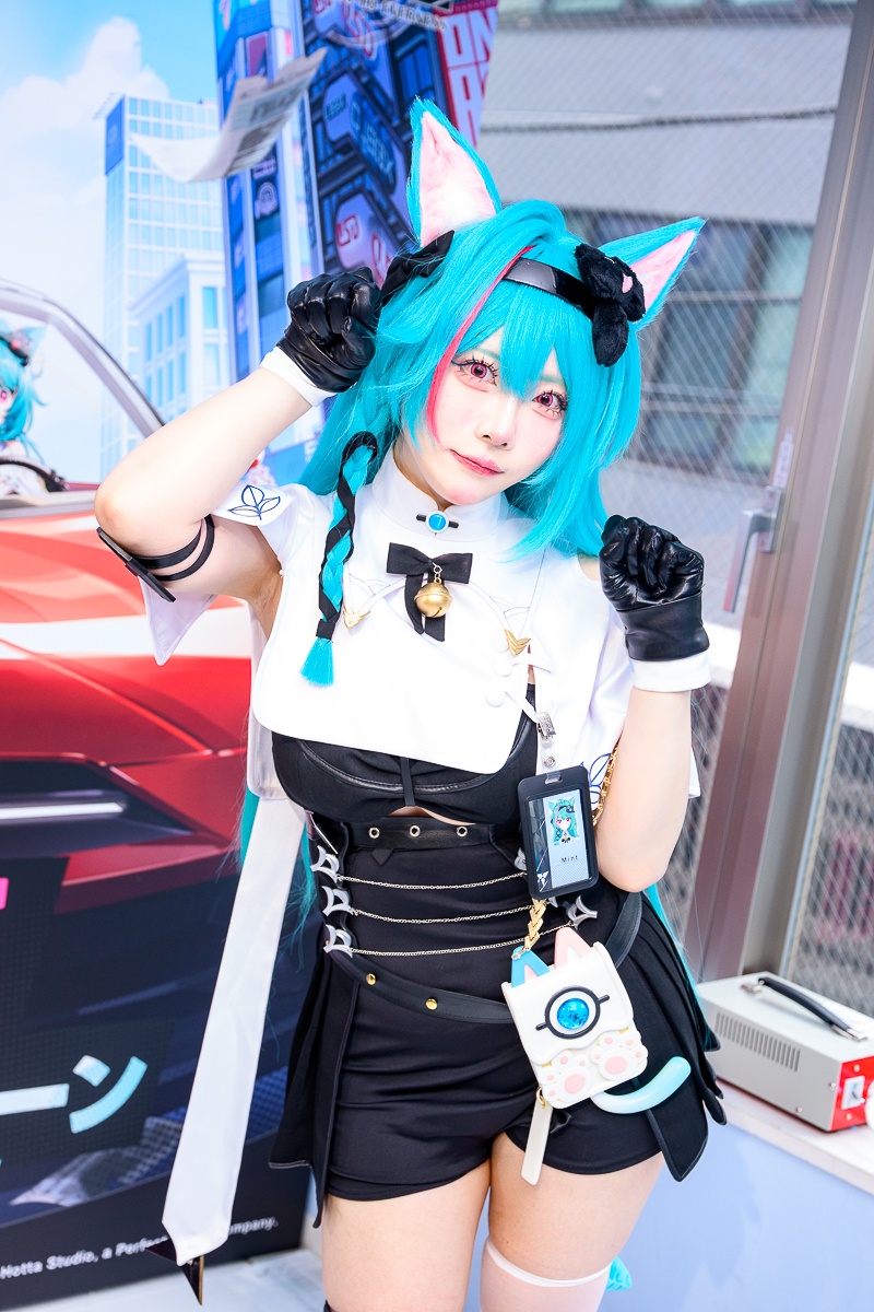 秋葉原が熱狂！ 美人コスプレイヤー・たっぷりめろこの“可愛すぎる猫耳”姿に視線釘付け！　ゲーム『NTE』1日店長イベントをレポート-4