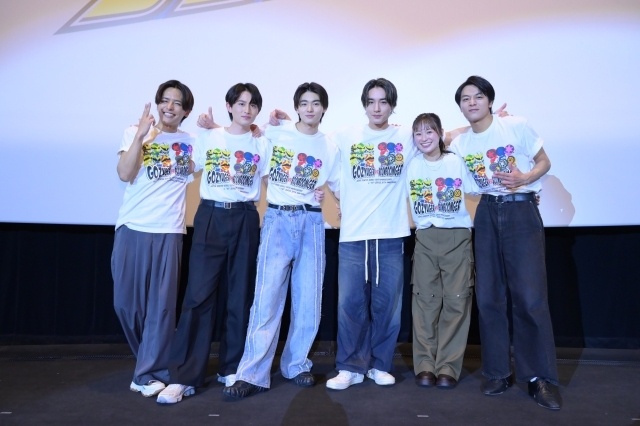 『ナンバーワン戦隊ゴジュウジャーVSブンブンジャー』「ブンブンジャーDAY 舞台挨拶」オフィシャルレポート｜ 井内悠陽さんらメインキャスト6名が勢ぞろい！-1