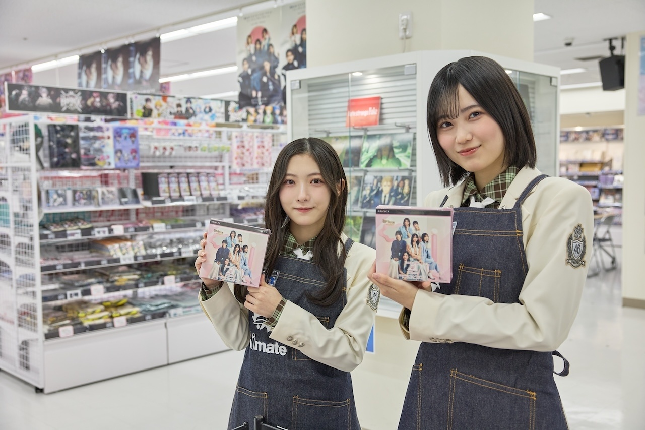 『櫻坂46×ビルディバイド -ブライト-』谷口愛季＆的野美青がアニメイト池袋本店に来店【レポート＆インタビュー】
