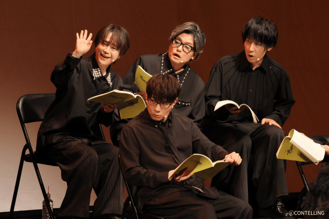 河西健吾さん、白井悠介さんら出演、コメディ朗読劇CONTELLING、2026年大阪公演の舞台写真が到着！　新作は10月に上演-2
