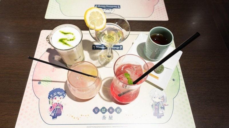 『アイドリッシュセブン』×アニメイトカフェ池袋2号店フォトレポート｜第3弾のテーマは「りばぁれ茶屋」！　和装の百と千が春らしさ満点のメニューをプロデュース-6