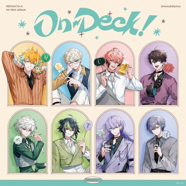 にじさんじ「MECHATU-A」の1stミニアルバム「On-Deck!」が7月22日に発売決定！　10月には1stライブも開催-5