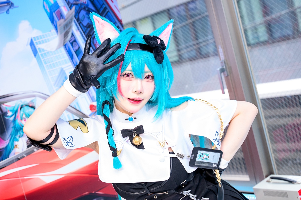 秋葉原が熱狂！美人コスプレイヤーたっぷりめろこの“可愛すぎる猫耳”姿に視線釘付け｜ゲーム『NTE』美人コスプレイヤー特集