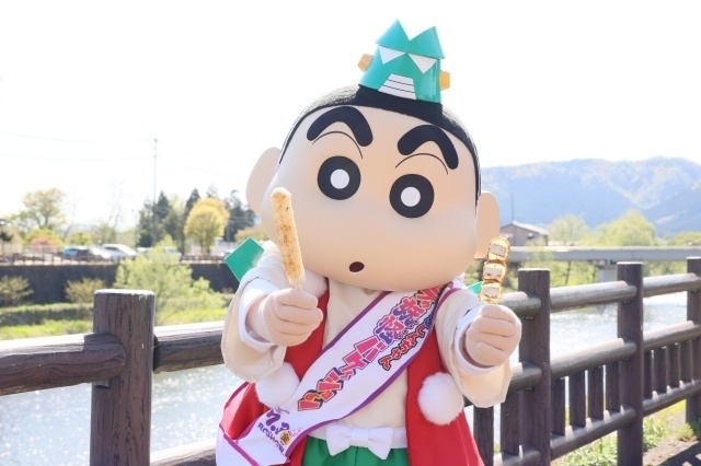 『映画クレヨンしんちゃん 奇々怪々！オラの妖怪バケ～ション』春の秋田キャンペーンを実施！　しんのすけが秋田県大仙市でPR｜「妖怪大集合！バケ～ションスチール」解禁-7