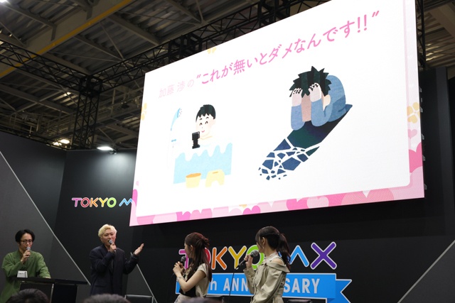 第3期新ヒロイン・伊院知与役の石原夏織さん、ナディー役の竹達彩奈さんがシークレットゲストで登場！『君のことが大大大大大好きな100人の彼女』ステージレポート【AJ2026】-7