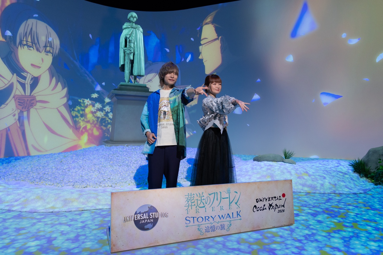 種﨑敦美・岡本信彦登壇 USJ『葬送のフリーレン』セレモニーレポ&インタビュー