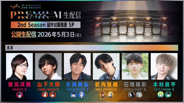 ついにデビューメンバー決定＆新グループ･WeaV:S（ウィービス）始動！　感動と衝撃の「VS AMBIVALENZ 2nd Season 最終結果発表 SP」レポート-1