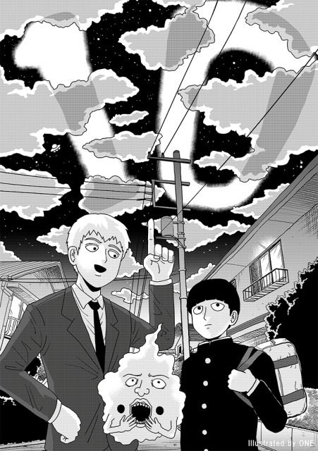 アニメ『モブサイコ100』10周年記念描き下ろしキービジュアルが公開！　原作・ONE先生よりお祝いイラスト到着｜伊藤節生さんら声優陣登壇の記念イベントが開催決定-4
