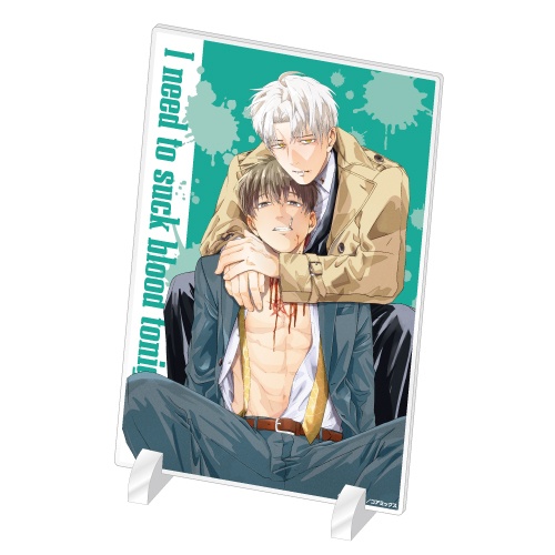 「『夜分に吸血失礼します。』くじメイト」がアニメイト通販に登場！　描き下ろしイラストを使用したB2タペストリーやアクリルジオラマなどが当たる!!-7