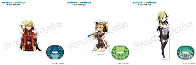 自由に選べる受注販売ブランド「セレクト×コレクト」から『世界樹の迷宮』シリーズのアクスタ全105種と特典付きNPC全種セットが受注開始！-1