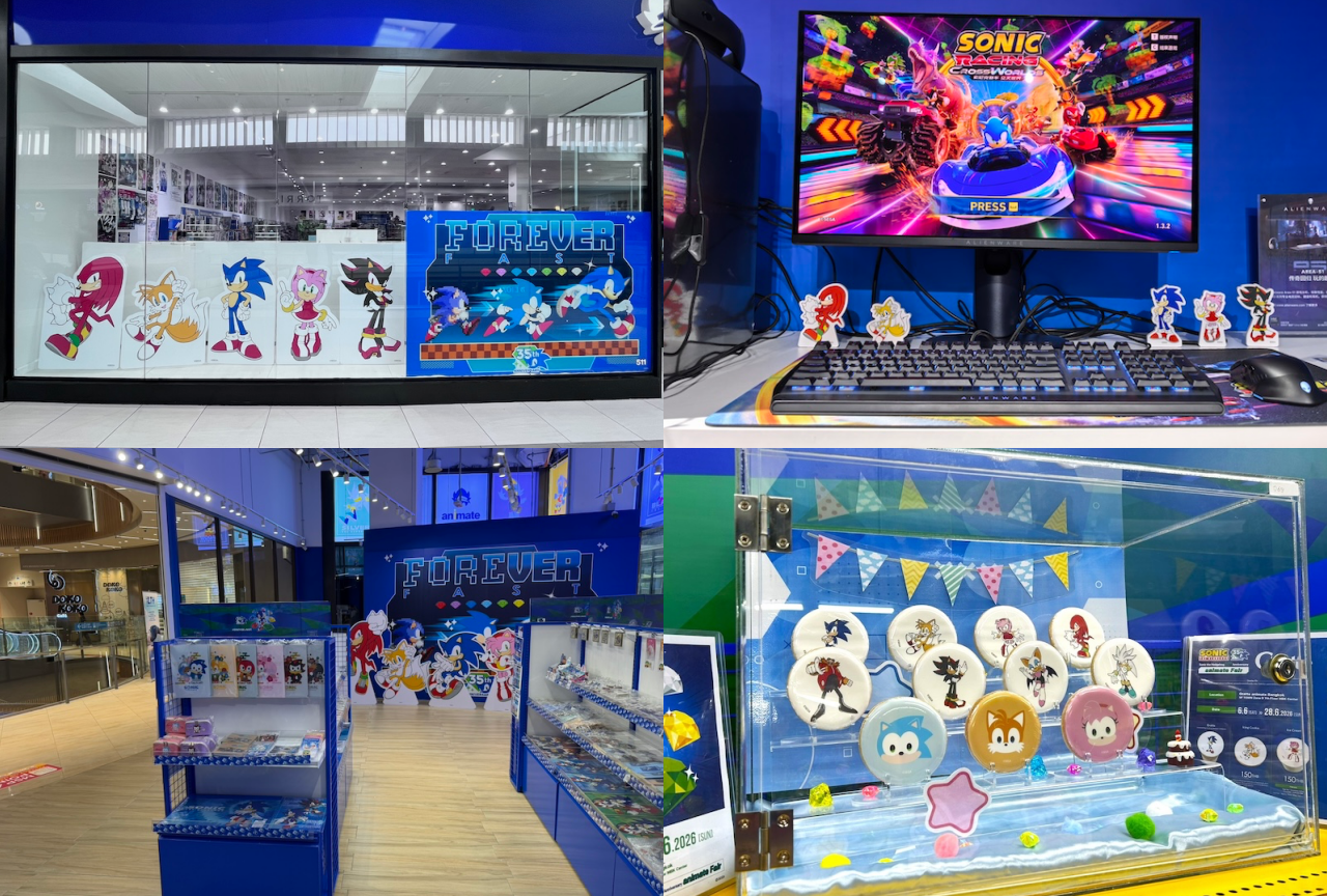 『ソニック・ザ・ヘッジホッグ』オンリーショップ店舗フォトレポート