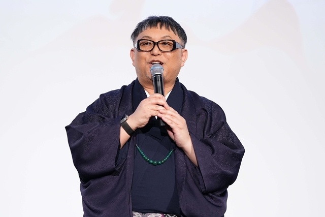 『劇場版モノノ怪 第三章 蛇神』特別上映イベントが実施！　神谷浩史さん・細見大輔さん・中村健治総監督が着物姿で登壇-3