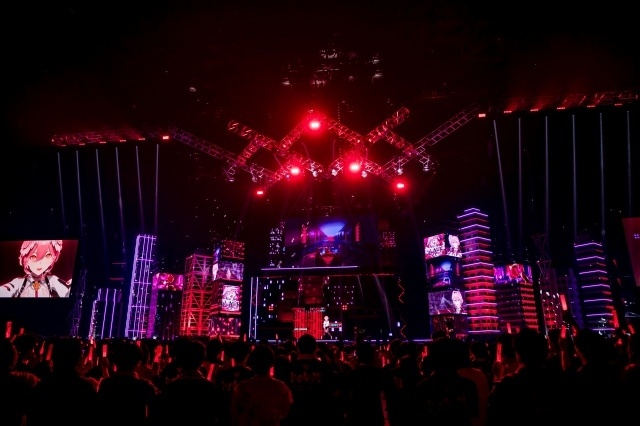 【ホロライブ】秘密結社holoX Live 2026「First MISSION」公式レポートが到着！　ラプラス・ダークネスさん、鷹嶺ルイさん、博衣こよりさん、風真いろはさんが新曲「Just for X」をライブ初披露-4