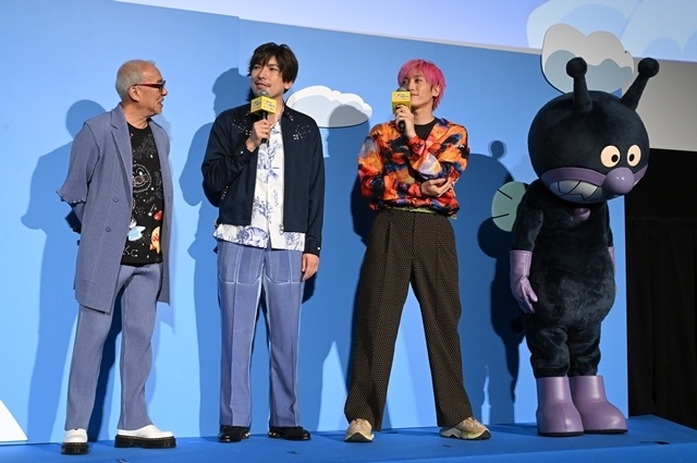 映画『それいけ！アンパンマン　パンタンと約束の星』公開記念舞台挨拶を実施！　戸田恵子さん・中尾隆聖さん・山寺宏一さん・津田健次郎さん・土屋太鳳さん・ #EXIT（#りんたろー。さん＆#兼近大樹 さん）登壇-16