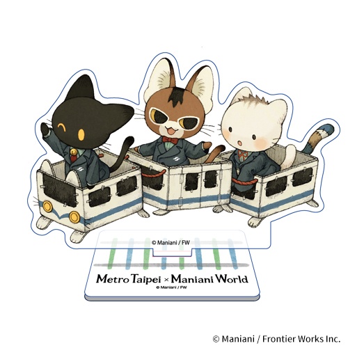 台北メトロのラッピング電車企画に『Maniani World』が登場!!　台北101/世貿駅改札装飾＆コラボ商品第2弾も！-5