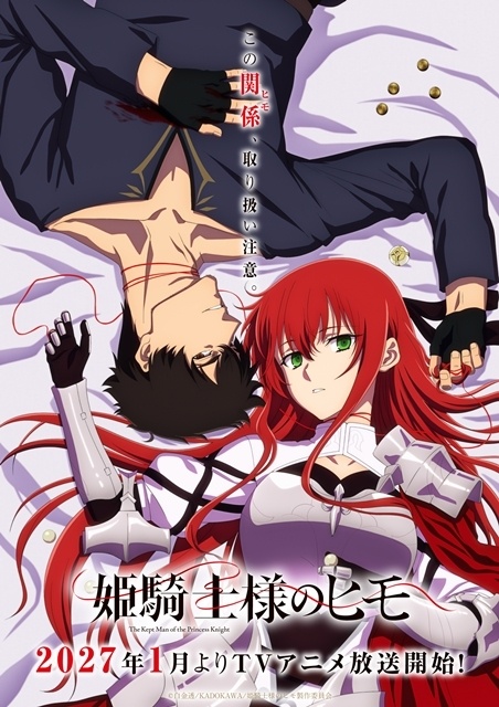 『姫騎士様のヒモ』放送時期が2027年1月に決定！　ティザービジュアル＆ティザーPV公開！-1