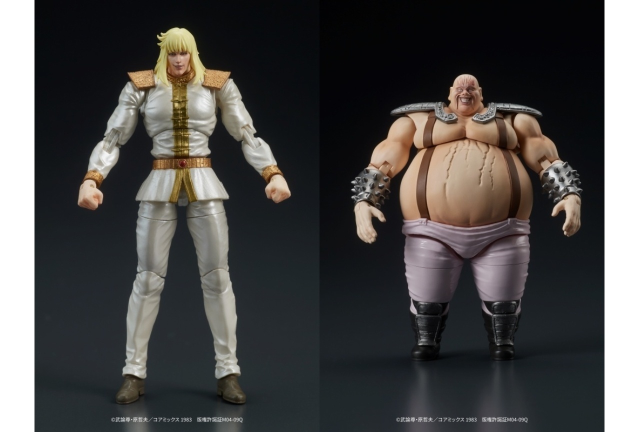 不朽の名作『北斗の拳』よりシン&ハートがセットで可動フィギュア「DIGACTION」に登場!