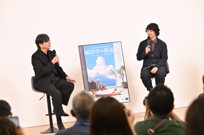 「時をかける少女」20周年記念 細田守の原点/展トークショー＆内覧レポート｜『時をかける少女』『サマーウォーズ』『おおかみこどもの雨と雪』を中心に細田監督作品の魅力に改めて迫る空間-1