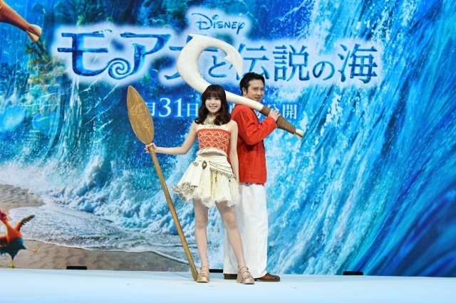 実写映画『モアナと伝説の海』スペシャルイベントの公式レポートが到着！　モアナ役の日本版声優にTSUZUMIさん（ME:I）が決定、マウイ役は尾上松也さんが続投-4