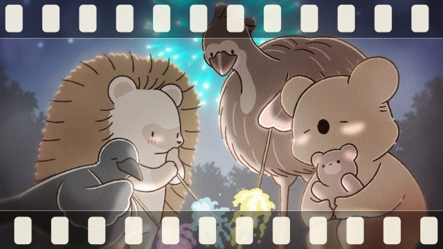 アニメ『コアラ絵日記』7月からの配信継続決定！　キービジュアル第4弾＆紹介動画が公開｜主題歌は“ぷにぷに電機feat. Kan Sano”による「虹と 優しい夏ver.」-6