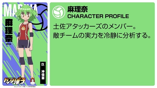 夏アニメ『炎の闘球女 ドッジ弾子』メインビジュアル解禁！　橘杏咲さん・長谷川玲奈さんら追加声優18名と演じるキャラのビジュアルも一斉公開