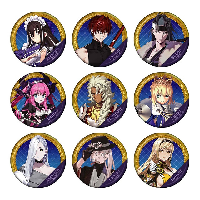 アニメイト通販「ガチャメイト」に『Fate/Grand Order』サーヴァントホログラム缶バッジ第6弾が登場！　背景がキラキラ光る缶バッジが必ず当たる!!-3