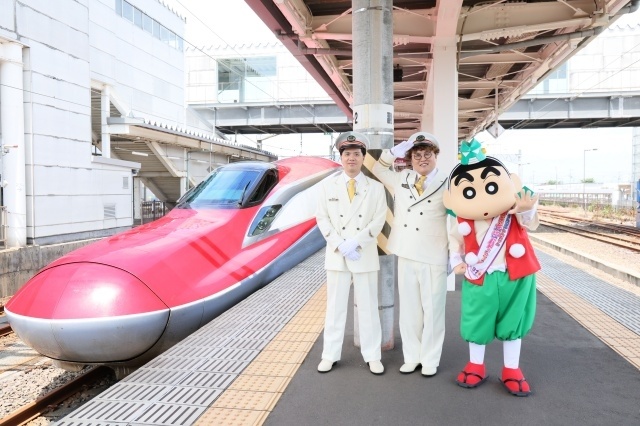 「『映画クレヨンしんちゃん 奇々怪々！オラの妖怪バケ～ション』公開直前！夏の秋田キャンペーン」の公式レポートが到着！　マユリカ、小林由美子さんが登場-3