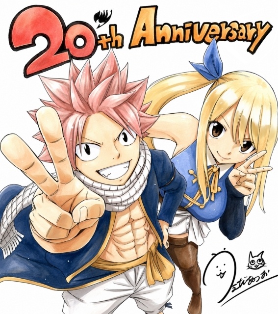 『FAIRY TAIL』20周年＆新シリーズ連載開始！ 森川ジョージ先生、ゆでたまご先生、冨樫義博先生ら出版社・編集部を超えた作家陣によるお祝いイラストが公開！-5
